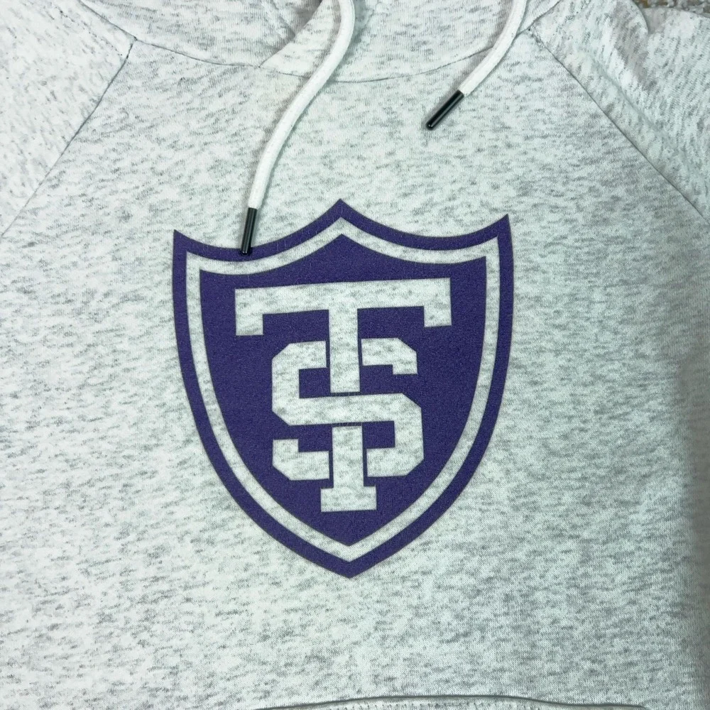 St Thomas Tommies Hoodie Mens XS Gray NCAA Nike Pullover Sweatshirt College Top